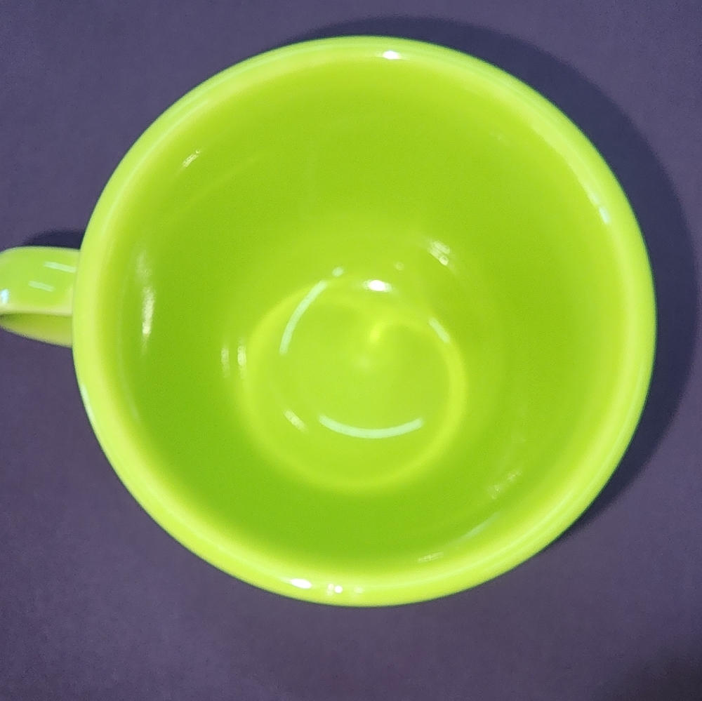 Fiesta. Chartreuse.  Cup and Saucer set - Picture 3 of 5